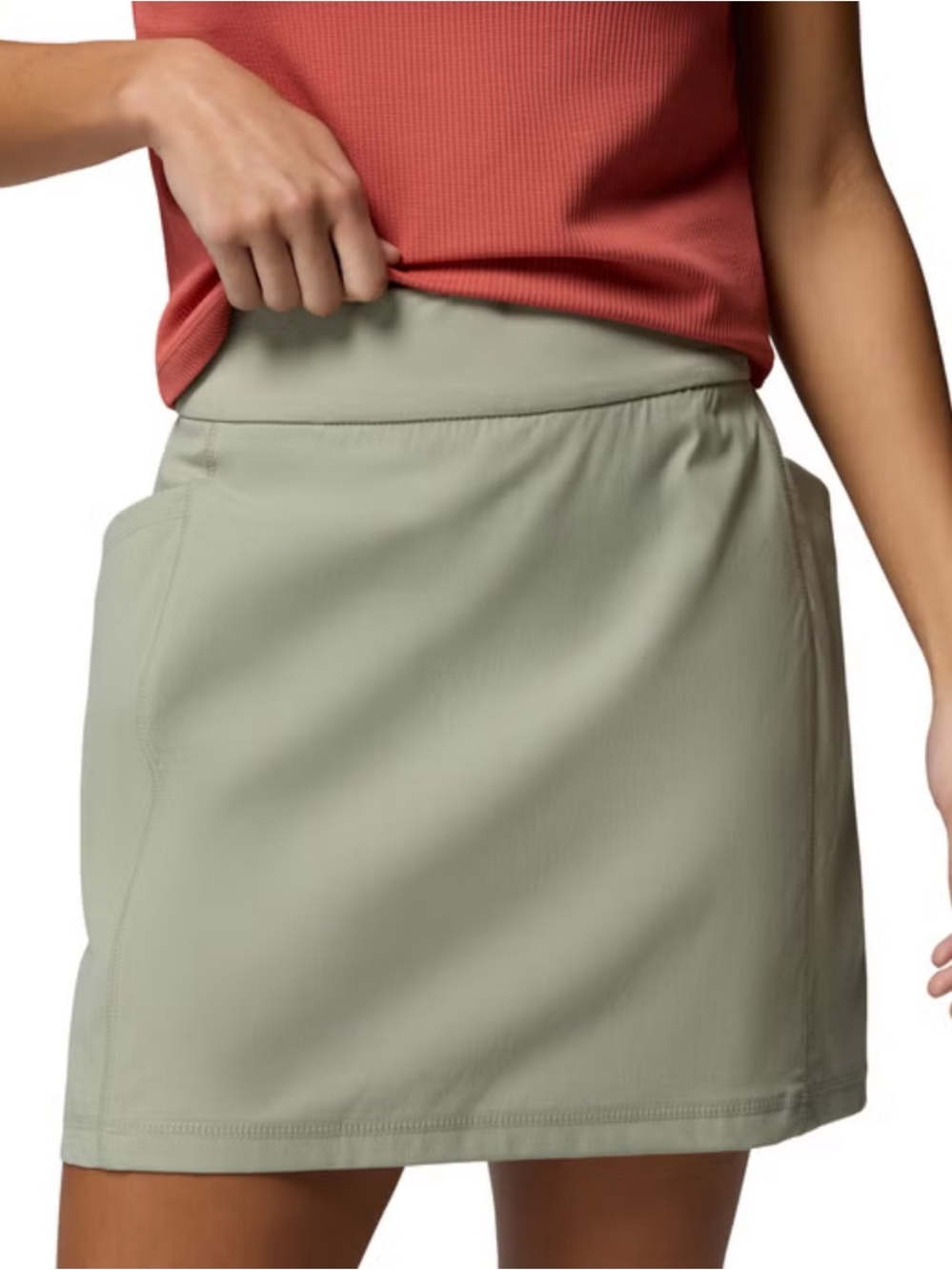 Sage Green Athletic Skort with Pockets